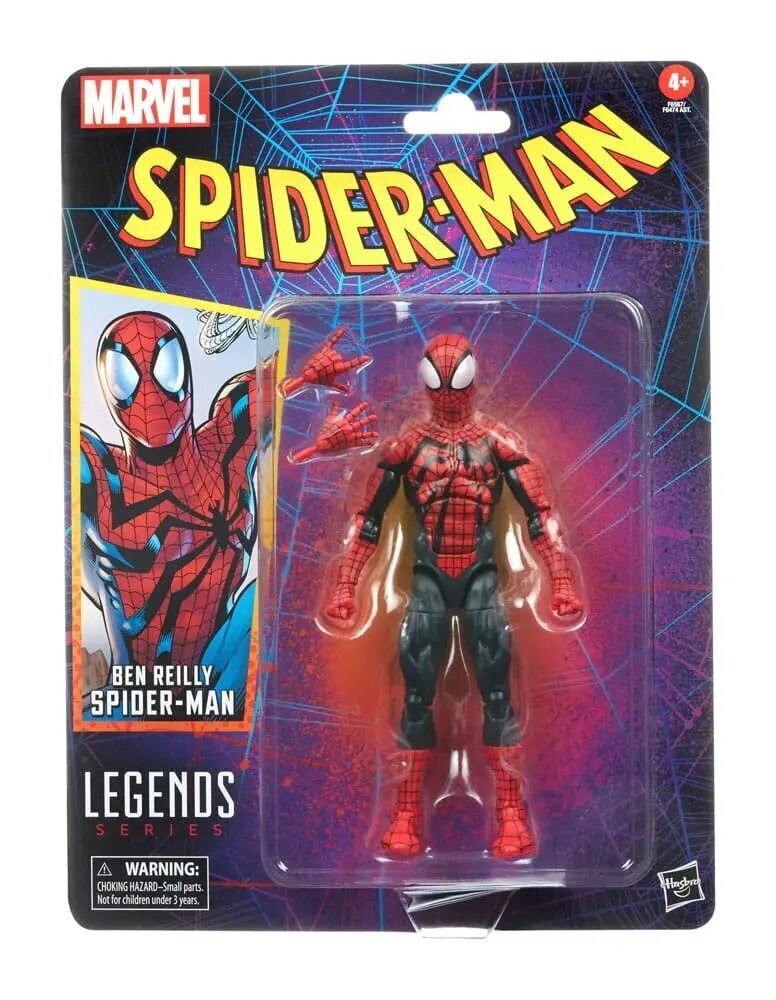 Hämähäkkimies Marvel Legends Retro-kokoelma Toimintahahmo Ben Reilly Hämähäkkimies 15 cm hinta ja tiedot | Poikien lelut | hobbyhall.fi