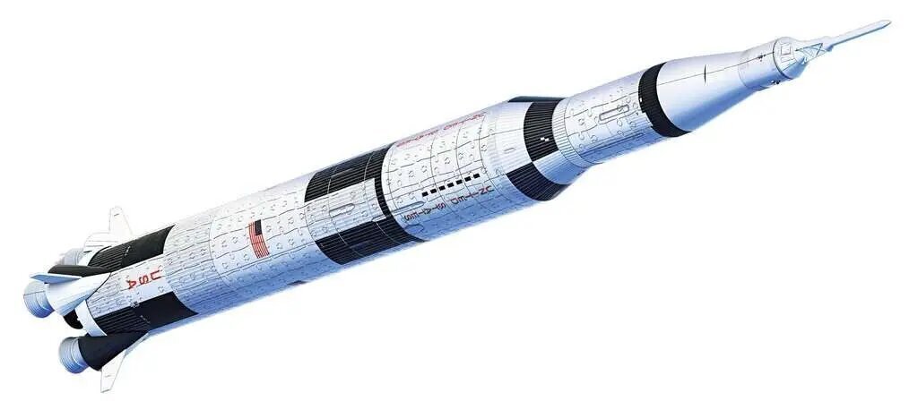 3D-palapeli Apollo Saturn V raketti hinta ja tiedot | Palapelit | hobbyhall.fi