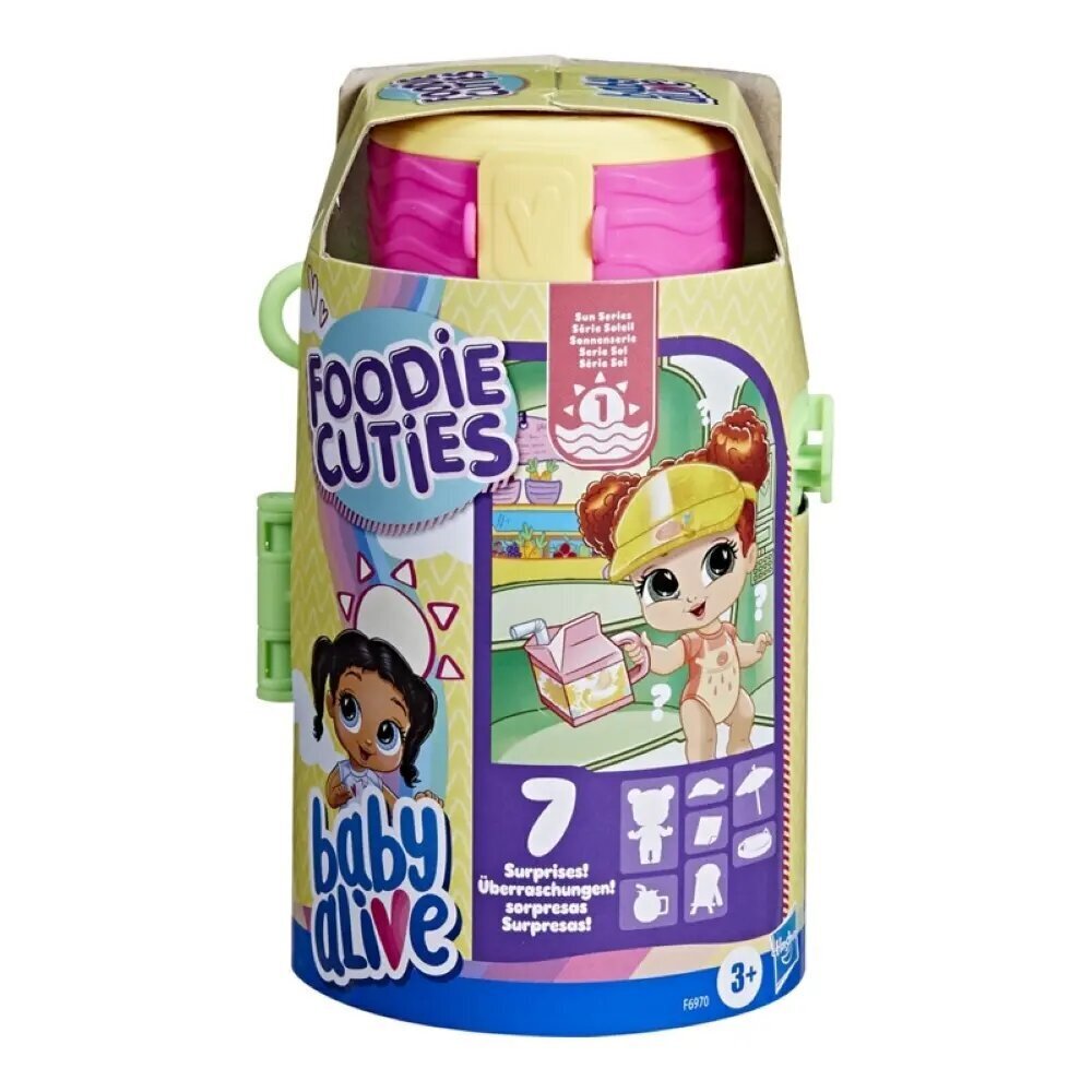 Hasbro Baby Alive: Foodie Cuties - Sun-sarjan juomapullo (F6970) hinta ja tiedot | Tyttöjen lelut | hobbyhall.fi