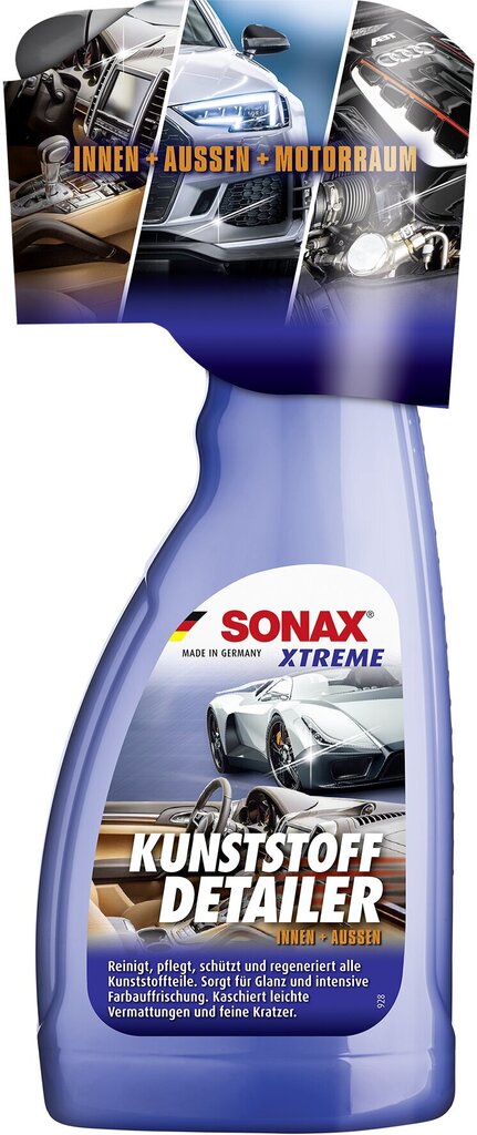 SONAX Xtreme muovinhoitotuote "Plastic Detailer", 500ml hinta ja tiedot | Autokemikaalit | hobbyhall.fi