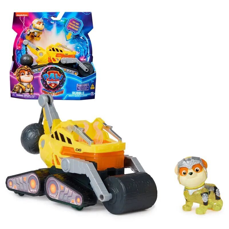 * PAW PATROL Film 2, ajoneuvo RUBBLE 2/ hinta ja tiedot | Poikien lelut | hobbyhall.fi