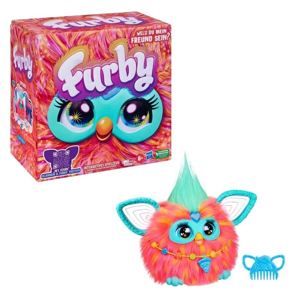 Furby Interaktiivinen pehmolelu koralli *saksankielinen versio* hinta ja tiedot | Tyttöjen lelut | hobbyhall.fi