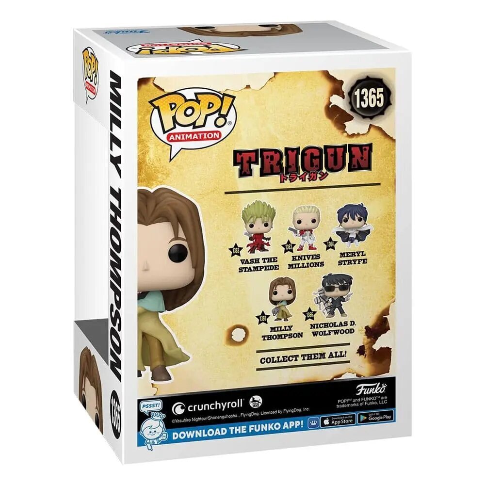 Trigun POP! Televisiovinyylihahmo Milly Thompson 9 cm hinta ja tiedot | Tyttöjen lelut | hobbyhall.fi