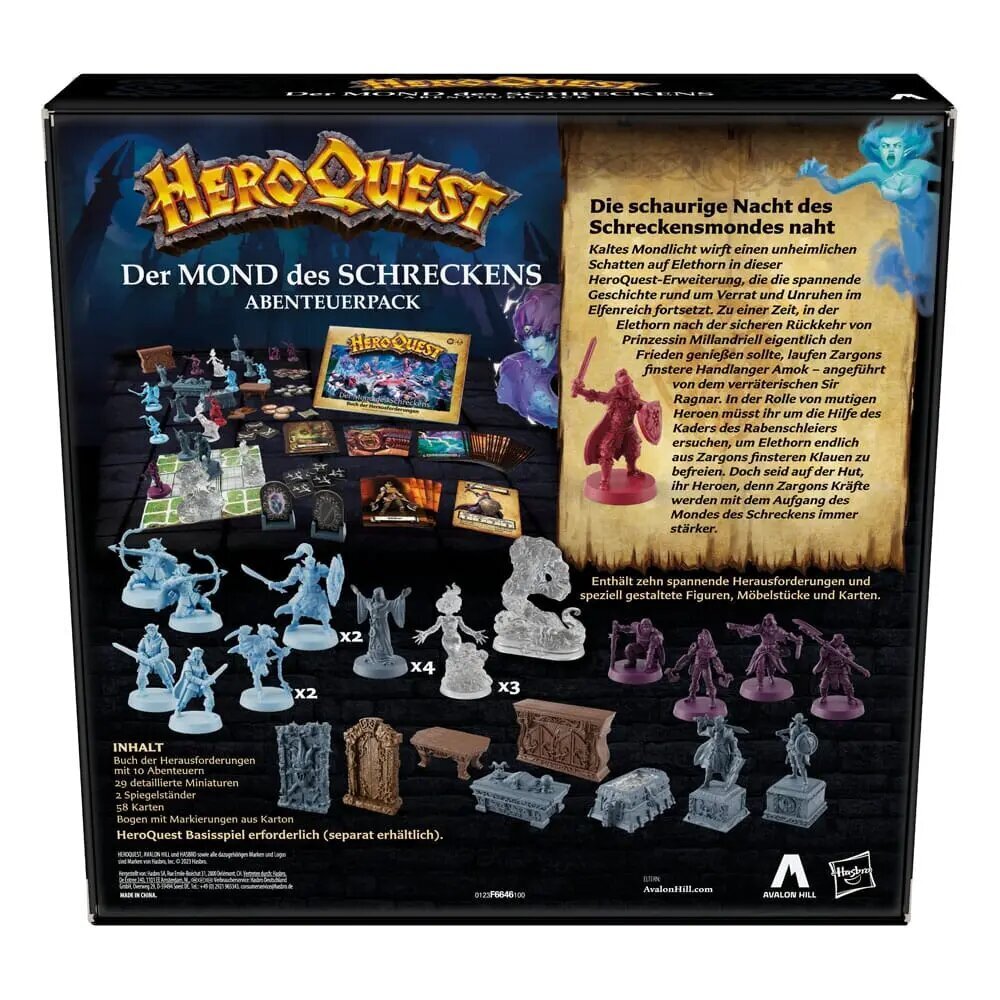 HeroQuest-lautapelin laajennus Der Mond des Schreckens Quest Pack *saksankielinen versio* hinta ja tiedot | Lautapelit ja älypelit | hobbyhall.fi