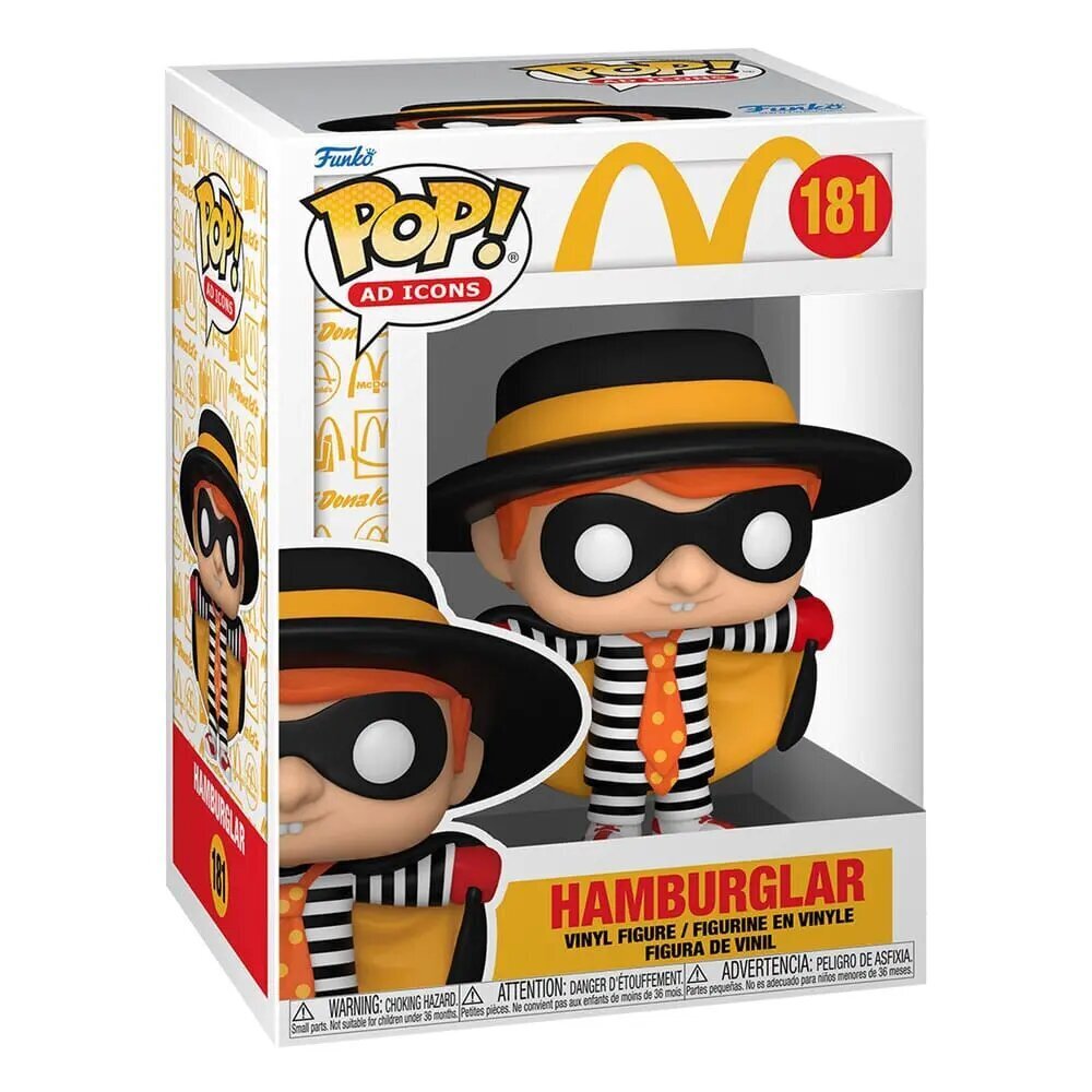 McDonalds POP! Mainoskuvakkeet Vinyylihahmo Hamburgler 9 cm hinta ja tiedot | Tyttöjen lelut | hobbyhall.fi