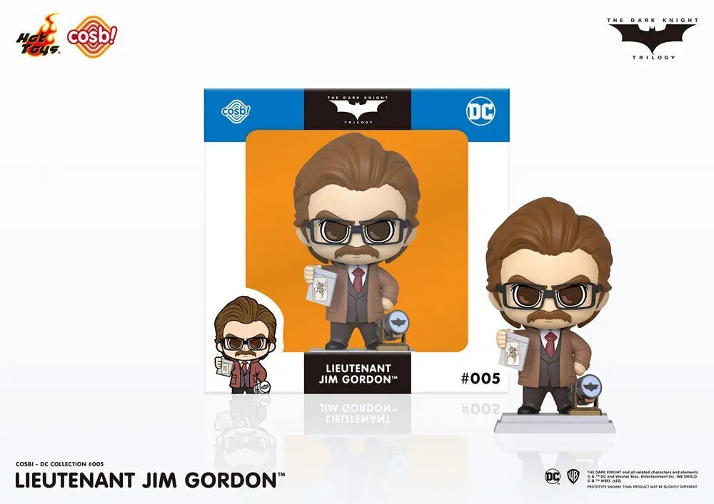 Pimeän ritarin trilogia Cosbi-minihahmo luutnantti Jim Gordon 8 cm hinta ja tiedot | Poikien lelut | hobbyhall.fi