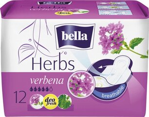 Hygieeniset paketit verbena Bella Herbsillä, 12 kpl. hinta ja tiedot | Tamponit ja terveyssiteet | hobbyhall.fi