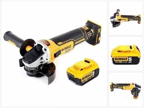 Akkukulmahiomakone DeWalt DCG 405 N, 18V, akulla ja ilman laturia hinta ja tiedot | Hiomakoneet | hobbyhall.fi