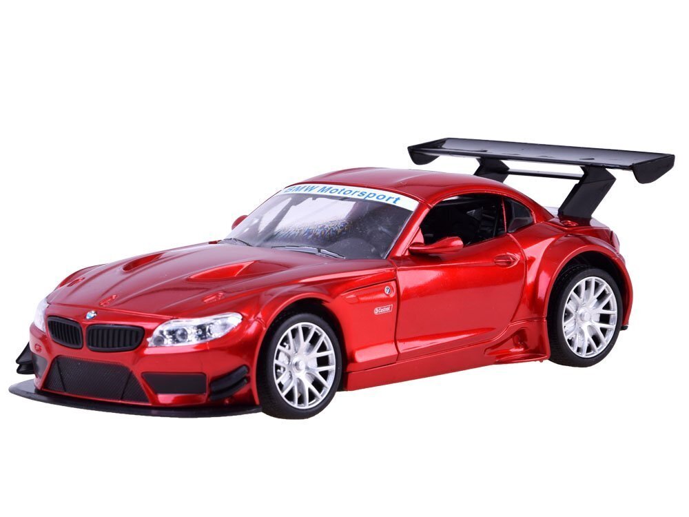 Kauko-ohjattava Sports BMW Z4 GT3, punainen hinta ja tiedot | Poikien lelut | hobbyhall.fi