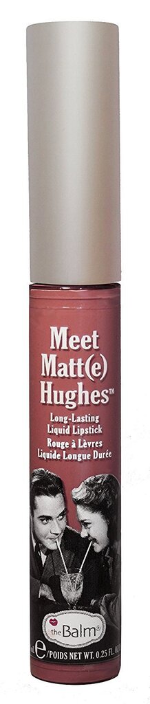 Pitkäkestoinen huulipuna TheBalm Meet Matt(e) Hughes, 7,4 ml hinta ja tiedot | Huulipunat, huulikiillot ja huulirasvat | hobbyhall.fi