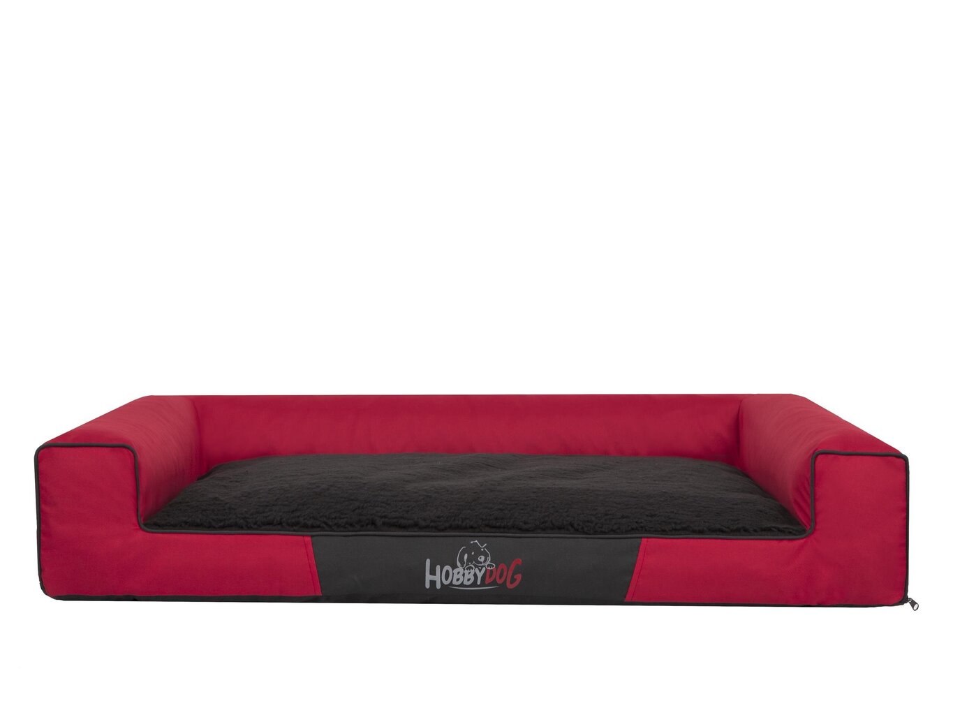 Koiranpesä Hobbydog Victoria Exclusive XL, punainen/musta, 100x66 cm hinta ja tiedot | Pedit ja pesät | hobbyhall.fi