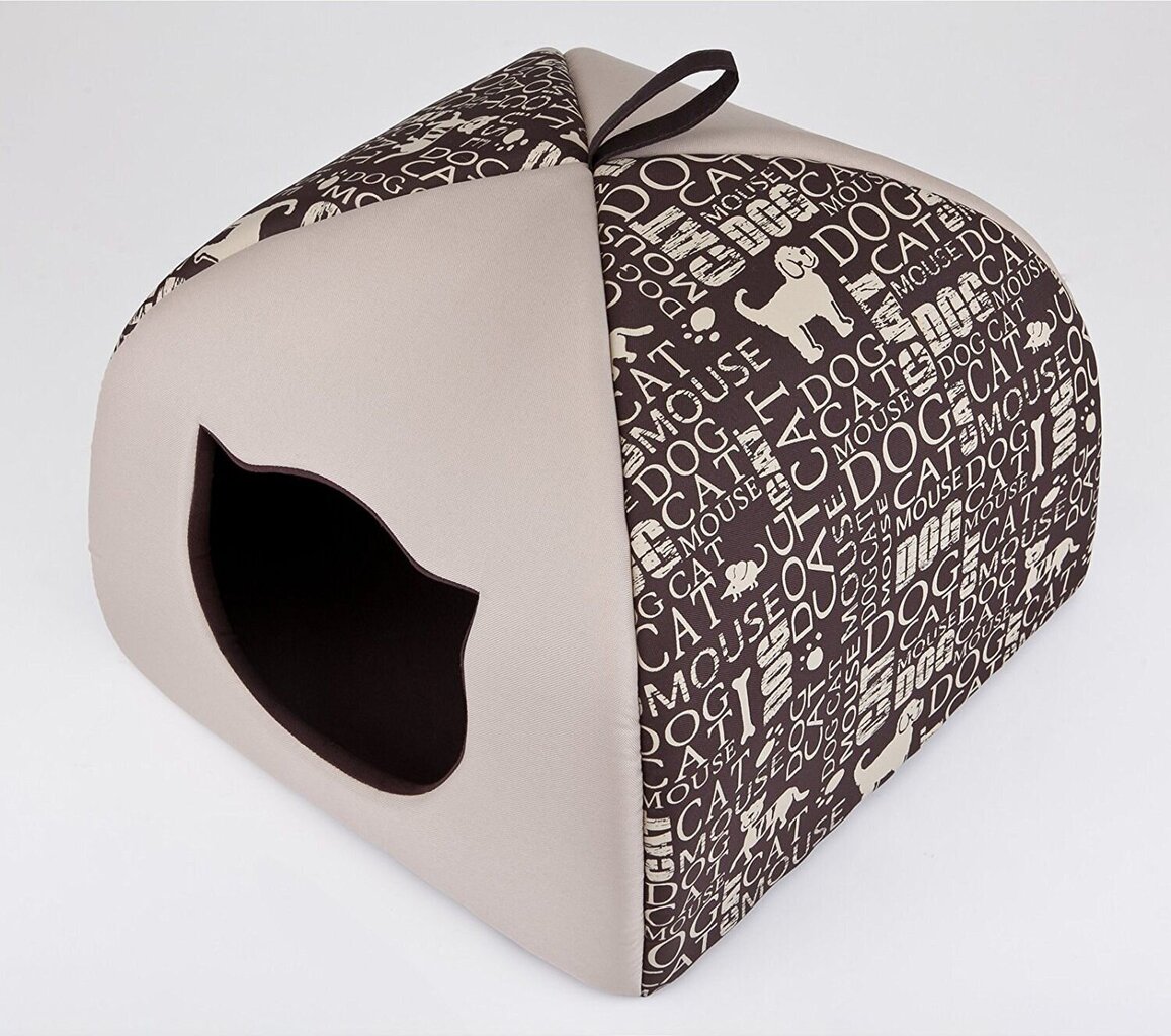 Nest Hobbydog Igloo R3, 49x49x40 cm, ruskea hinta ja tiedot | Pedit ja pesät | hobbyhall.fi