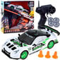 Radio-ohjattava auto Drift Car 1:24 2,4GHz valkoinen Nissan GT-R hinta ja tiedot | Poikien lelut | hobbyhall.fi