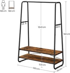 Vaatenauha, ruskea hinta ja tiedot | Naulakot | hobbyhall.fi