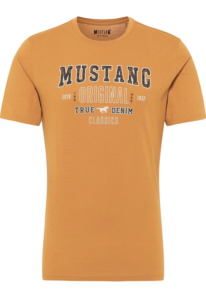 Mustang miesten t-paita 1013124*3132, tummanbeige hinta ja tiedot | Miesten T-paidat | hobbyhall.fi