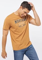 Mustang miesten t-paita 1013124*3132, tummanbeige hinta ja tiedot | Miesten T-paidat | hobbyhall.fi