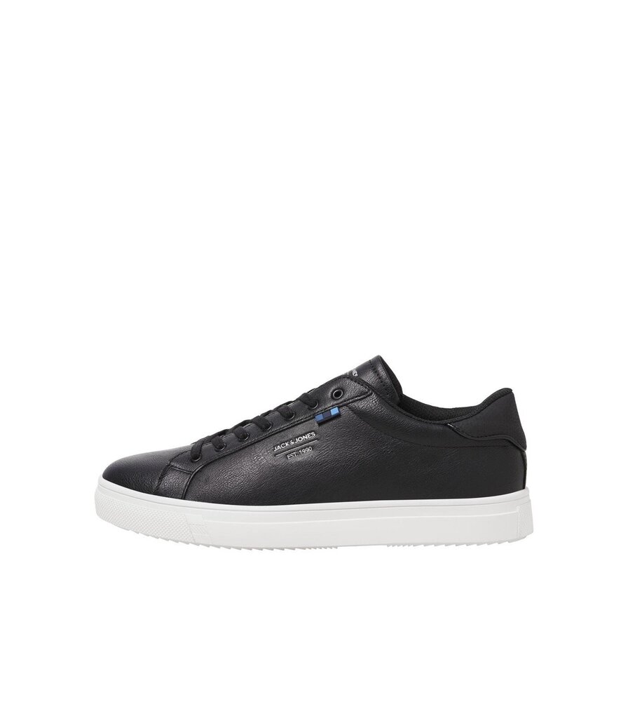 Jack & Jones miesten tenniskengät 12229695*01, musta 5715366575592 hinta ja tiedot | Miesten urheilu- ja vapaa-ajan kengät | hobbyhall.fi