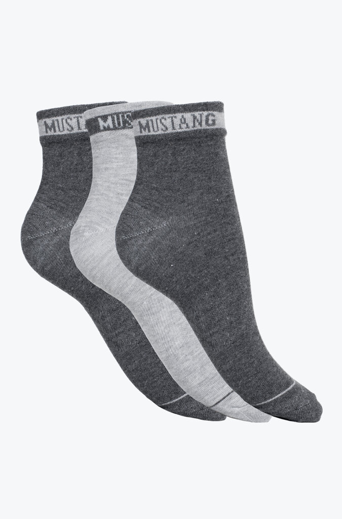 Mustang miesten sukat 3 kpl, harmaa/tummanharmaa hinta ja tiedot | Miesten sukat | hobbyhall.fi