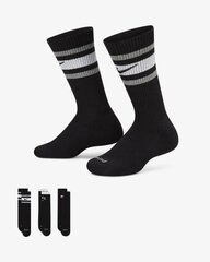 Nike miesten sukat, 3 paria Everday plus DH3415*902, musta 195244783823 hinta ja tiedot | Miesten sukat | hobbyhall.fi