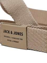 Jack & Jones miesten vyö 12211083*01, beige 5715220382212 hinta ja tiedot | Miesten vyöt | hobbyhall.fi