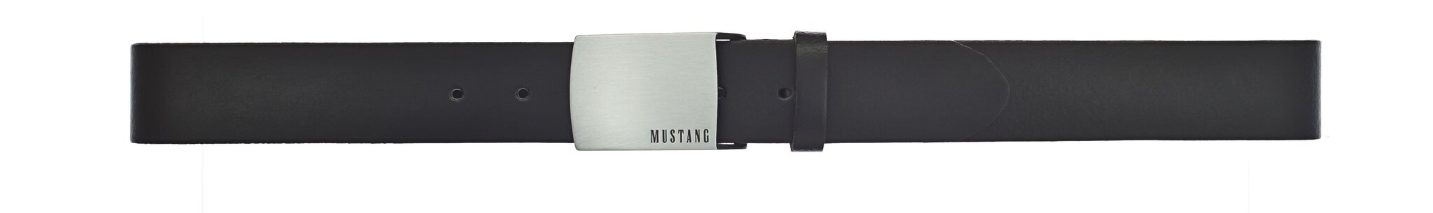 Mustang miesten nahkavyö MG2102*0791, musta 4046036186772 hinta ja tiedot | Miesten vyöt | hobbyhall.fi