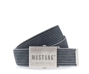 Mustang miesten vyö MG2105*0780, tummanharmaa 4046036190588 hinta ja tiedot | Miesten vyöt | hobbyhall.fi