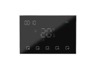Älytermostaatti Spring TR8000-RWB, langaton termostaatti, musta hinta ja tiedot | Lattialämmitys | hobbyhall.fi