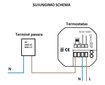 Älytermostaatti Spring TR8000-1WW, termostaatti lattialämmitykseen, valkoinen hinta ja tiedot | Lattialämmitys | hobbyhall.fi