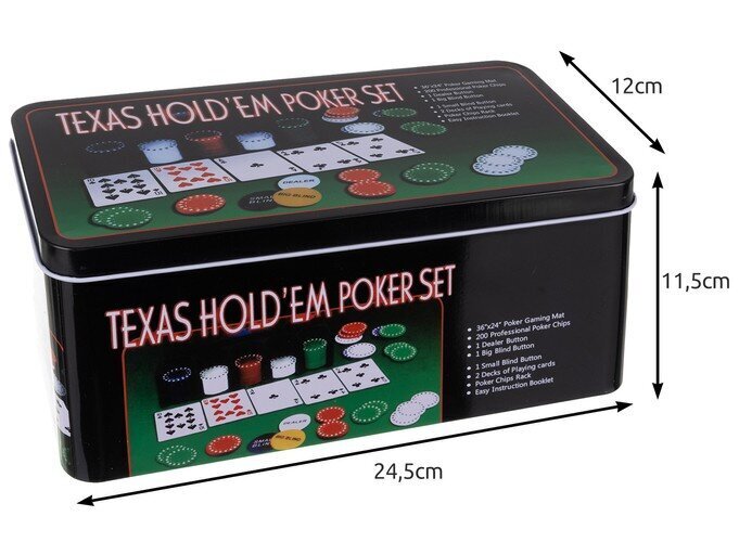 Texas Poker Setti hinta ja tiedot | Korttipelit, pokeri | hobbyhall.fi