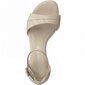 Marco Tozzi naisten sandaalit 2-28302 02*38, puuterinvaalea hinta ja tiedot | Naisten avokkaat ja sandaalit | hobbyhall.fi