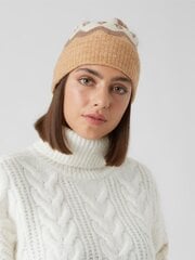 Vero Moda naisten hattu 10269197*01, beige/valkoinen hinta ja tiedot | Naisten päähineet | hobbyhall.fi