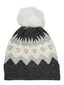 Vero Moda naisten hattu 10269197*02, tummanharmaa/valkoinen hinta ja tiedot | Naisten päähineet | hobbyhall.fi