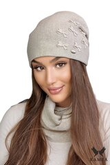 Kamea naisten hattu CYRIA*01, beige hinta ja tiedot | Naisten päähineet | hobbyhall.fi