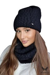 Kamea naisten hattu + huivi LAMIA-KOM*03, musta hinta ja tiedot | Naisten päähineet | hobbyhall.fi