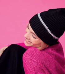 Hailys naisten hattu GRETA MÜTS*02, musta 4067218704614 hinta ja tiedot | Hailys Naisten asusteet | hobbyhall.fi