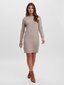 Vero Moda naisten neulemekko 10215523*03, beige/sepia 5715108113297 hinta ja tiedot | Mekot | hobbyhall.fi