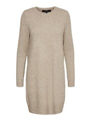 Vero Moda naisten neulemekko 10215523*03, beige/sepia 5715108113297 hinta ja tiedot | Mekot | hobbyhall.fi