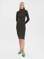 Vero Moda naisten mekko 10270912*04, musta/oliivi 5715319873591 hinta ja tiedot | Mekot | hobbyhall.fi