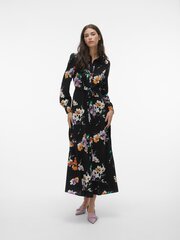 Vero Moda naisten mekko 10294989*02, musta/oranssi 5715428587594 hinta ja tiedot | Mekot | hobbyhall.fi