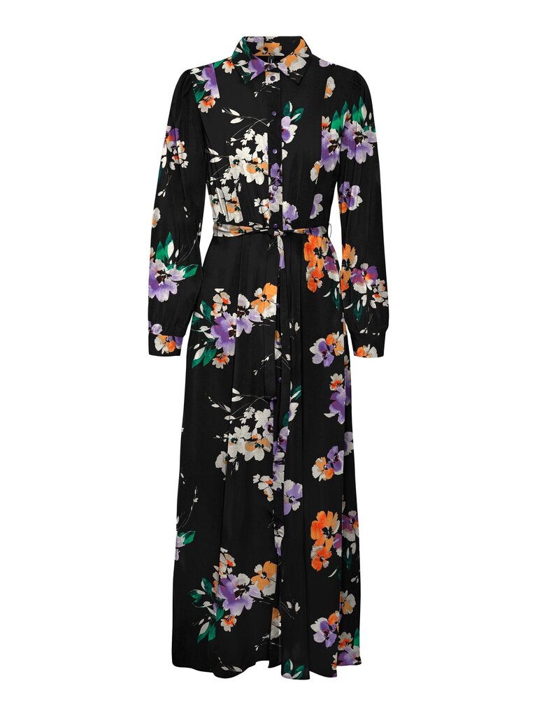 Vero Moda naisten mekko 10294989*02, musta/oranssi 5715428587594 hinta ja tiedot | Mekot | hobbyhall.fi