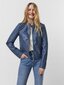 Vero Moda Naisten keinonahkatakki 10256018*02, sininen 5715211813473 hinta ja tiedot | Naisten ulkoilutakit | hobbyhall.fi