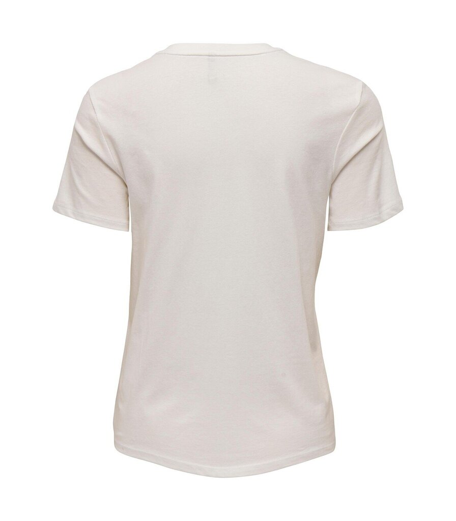 Only naisten T-paita 15310838*02, valkoinen/hopea 5715505749020 hinta ja tiedot | Naisten T-paidat | hobbyhall.fi