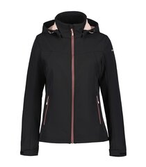 Icepeak naisten softshell takki Brenham 54970-4*960, musta 6438549277494 hinta ja tiedot | Naisten ulkoilutakit | hobbyhall.fi