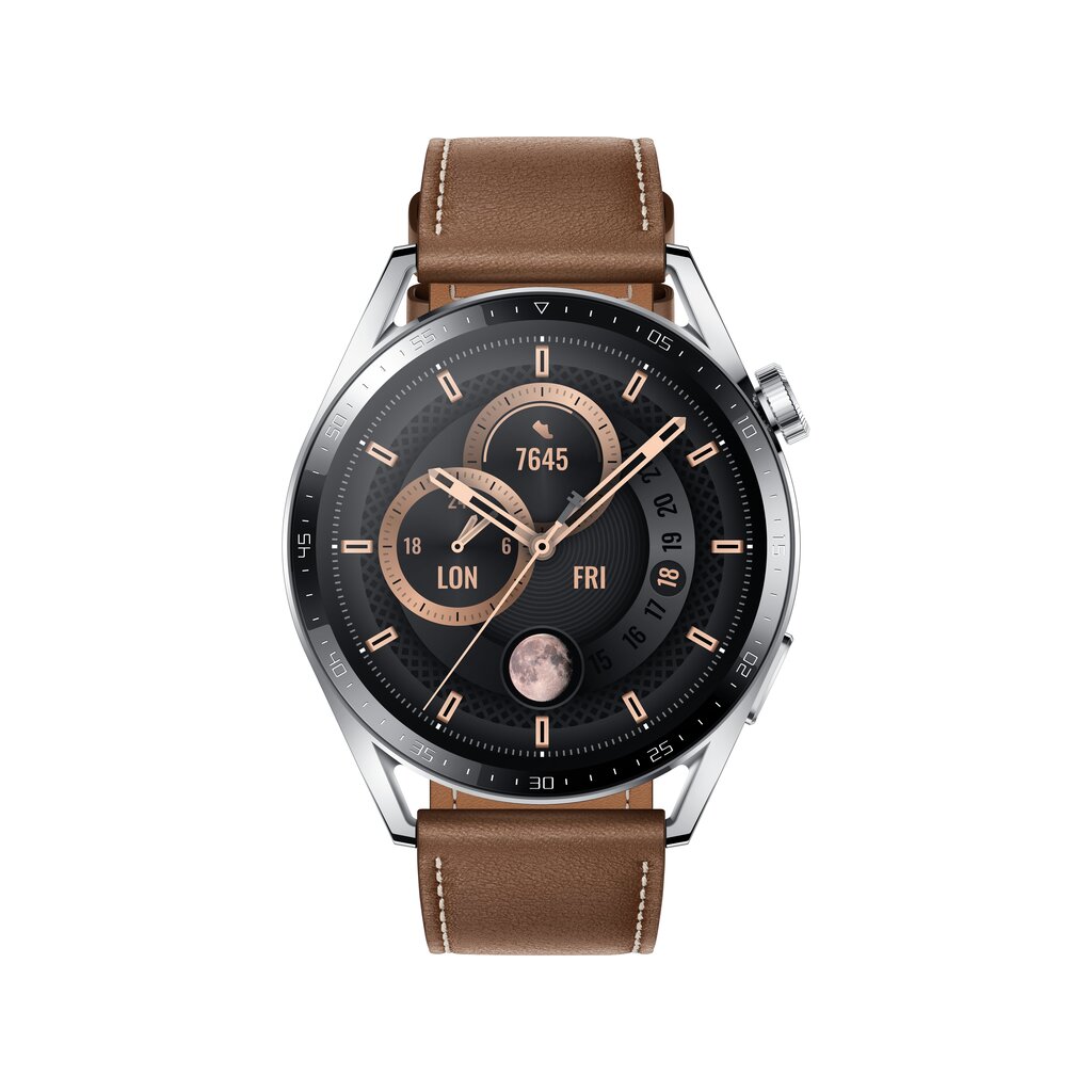 Huawei Watch GT 3 46mm, Brown hinta ja tiedot | Älykellot | hobbyhall.fi