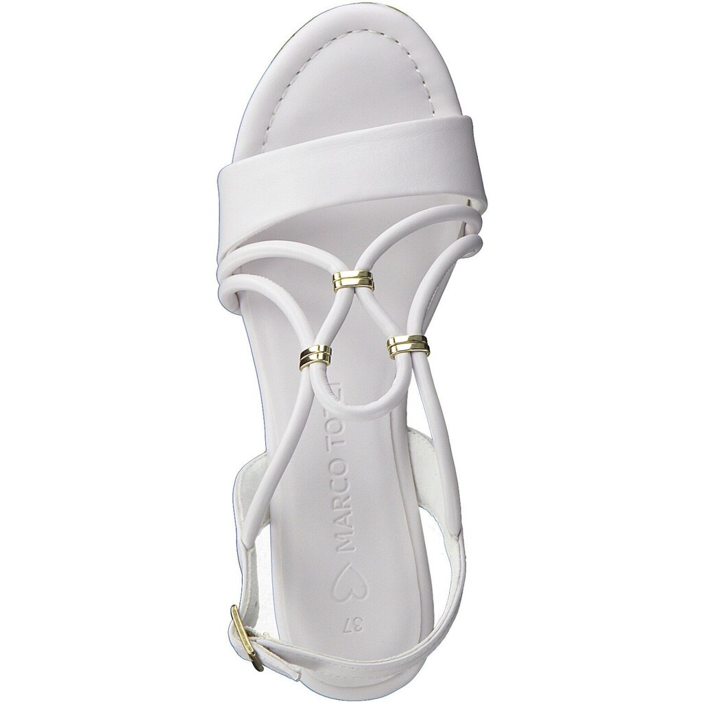 Marco Tozzi naisten sandaalit 2-28349*20, valkoinen hinta ja tiedot | Naisten avokkaat ja sandaalit | hobbyhall.fi