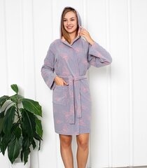 Cocoon Naisten takki 589112 01, harmaa/vaaleanpunainen 589112*01-XL hinta ja tiedot | Yöasut ja pyjamat | hobbyhall.fi