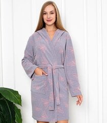 Cocoon Naisten takki 589112 01, harmaa/vaaleanpunainen 589112*01-XL hinta ja tiedot | Yöasut ja pyjamat | hobbyhall.fi