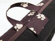 Hobbydog Ponton Prestige, Koiranpeti XL, Brown Paws, 100x78 cm hinta ja tiedot | Pedit ja pesät | hobbyhall.fi