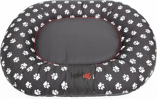 Hobbydog koiranpesä Ponton Prestige, L, Grey Paws, 90x65 cm hinta ja tiedot | Pedit ja pesät | hobbyhall.fi