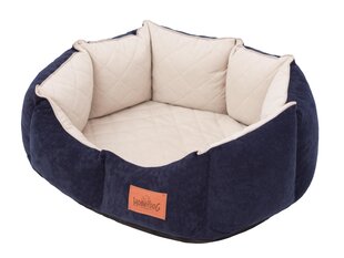 Koiranpeti Hobbydog New York Premium, L, Dark Blue, 60x52 cm hinta ja tiedot | Pedit ja pesät | hobbyhall.fi